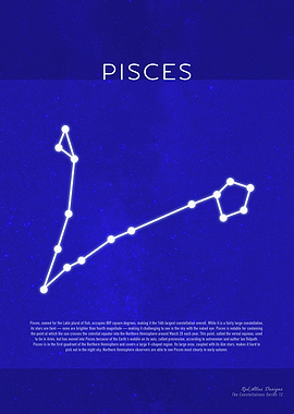 Pisces The Constellations Minimalist Series 12