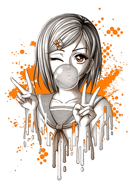 Bubblegum Manga Girl