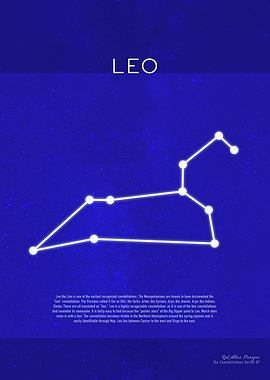 Leo The Constellations Minimalist Series 07
