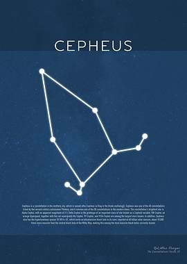 Cepheus The Constellations Minimalist Series 29
