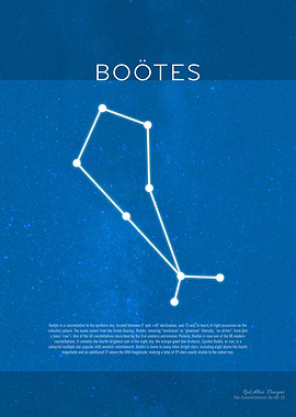 Bootes The Constellations Minimalist Series 25