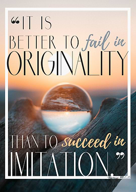 Better to be original