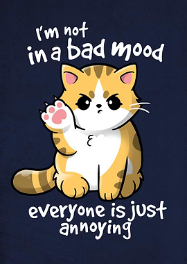 I'm not in a bad mood everyon