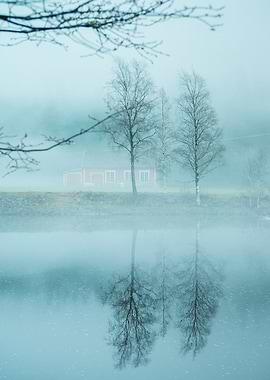 The red house by the river