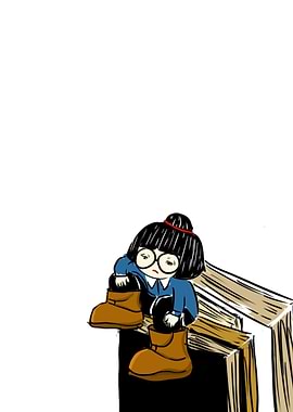 Student Life, fight with book