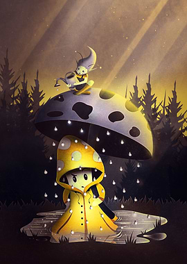 Rain Drops | Digital Art,