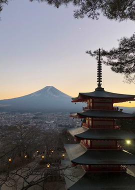 Funji Sunset - Japan