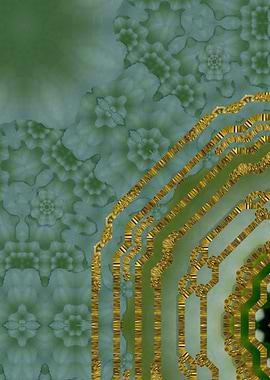 Modern fantasy Rococo flower