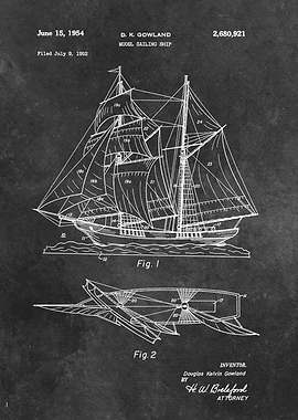 patent art Gowland 1954 Mo