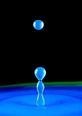 Blue drop