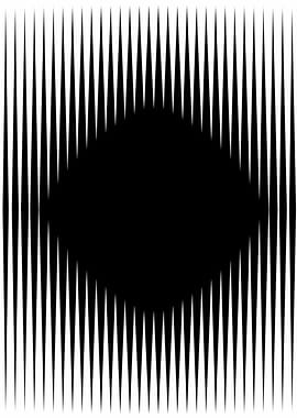 black hole illusion (look deep)