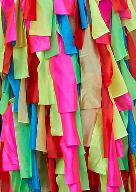 colorful dress at carnival