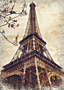 Oil_Eiffel Tower