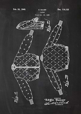 1939 Jacket - Patent Drawing