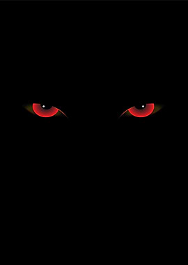 Demon eyes red color