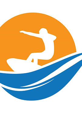 surfer, waves and sun