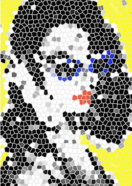 Girl with blue glasses