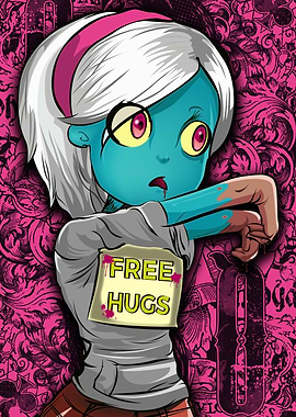 Apocalypse Walking Dead Zombie Hippie Free Hugs