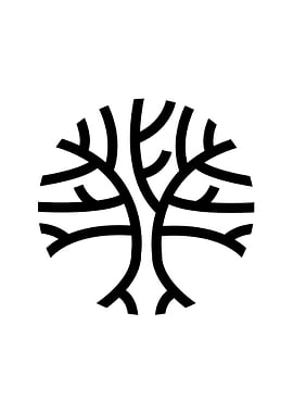 Circular Tree (Black Version)