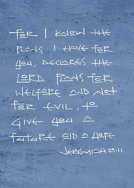 I have plans for you / Religious phrase