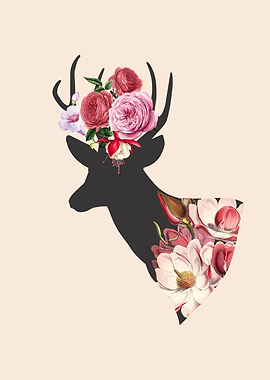 Floral Deer