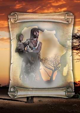 African Mother and Child