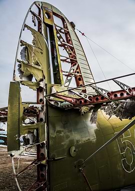 Tail of the aircraft