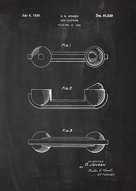 1930 Hand Telephone - Pate