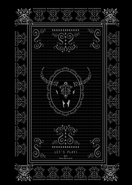 VIntage poster with bulls head