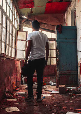 random photo in a random abandoned house