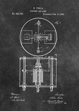 patent art Tesla Electric