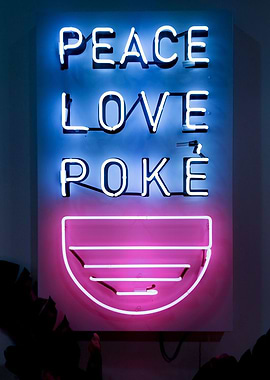 peace love poke