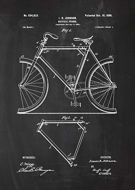 1899 Bicycle Frame