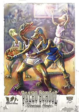 Dinosaur Basketballers