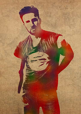 Chris Evans Watercolor Portrait