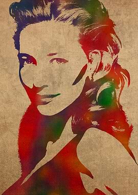 Cate Blanchett Watercolor Portrait