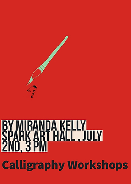 calligraphy workshops.....