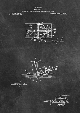 patent art Doust 1920 Mous