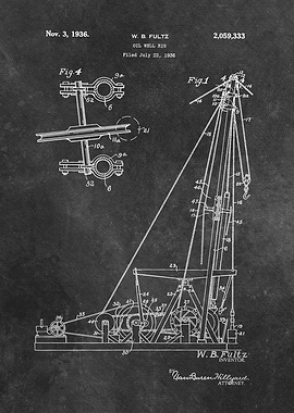 patent art Fultz Oil well