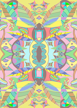 Forest flowers Abstract