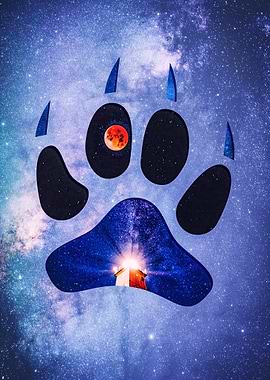 It is an art of two different cosmos.