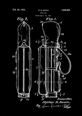 patent golf bag