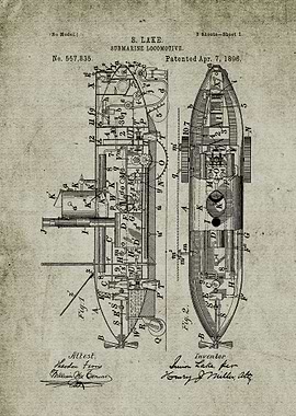 1896 Submarine Locomotive