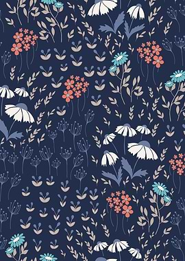Textile Floral Pattern 02
