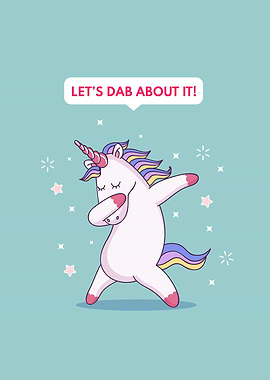 Cuteness let's dab unicorn