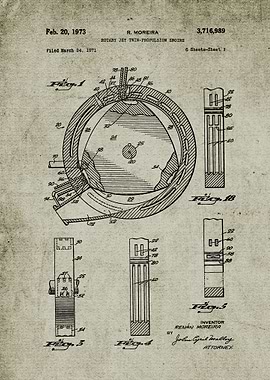 '71 Rotary Jet Twin Engin