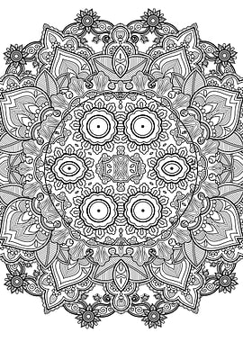 BW Mandala Paisley 07