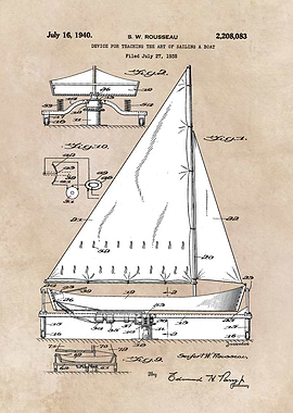 patent 1940 Rousseau devic