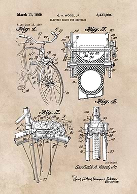patent Wood 1969 electric