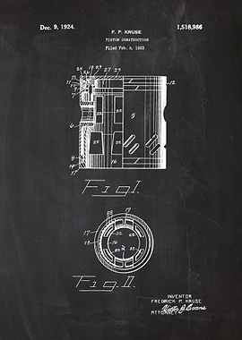 1923 Piston Construction